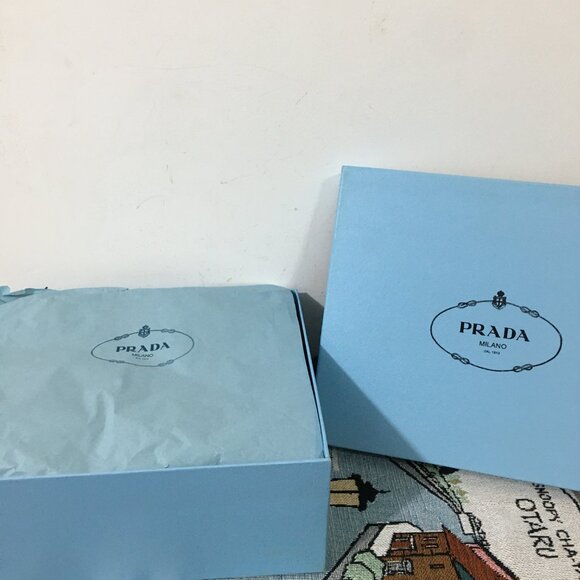 Prada women's black boots loafers - Picture 9 of 9